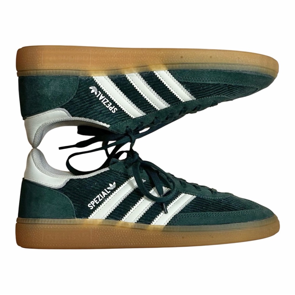 Adidas Handball Spezial "Mineral Green" Suede Corduroy Sneakers Size 6 M / 7 W